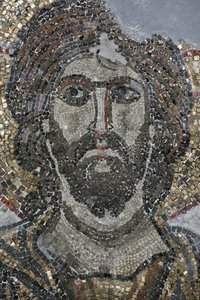 Mosaico di Cristo nella cappella del Golgota nella Chiesa del Santo Sepolcro, Gerusalemme, Israele da Unbekannt