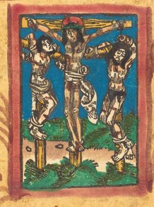 Cristo sulla croce tra i due ladroni da Unbekannt