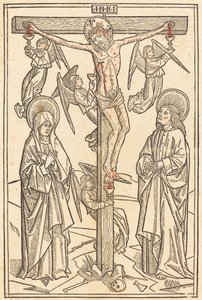 Cristo sulla croce con angeli da Unbekannt