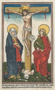 Cristo sulla croce con la Vergine e San Giovanni, 1491 da Unbekannt