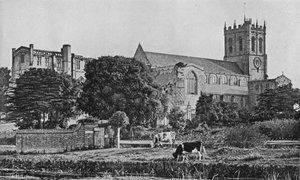 Christchurch Priory, c1910