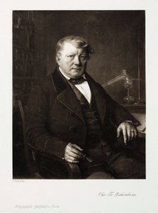 Christian Friedrich Schonbein, chimico tedesco, c 1860