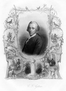 Christian Furchtegott Gellert, poeta tedesco da Unbekannt