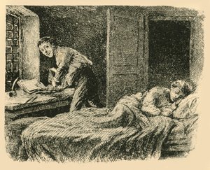 Christoph afferrò il libro manoscritto e la copia, 1907 da Unbekannt
