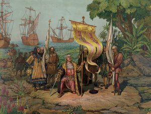 Cristoforo Colombo (1451 - 1506) rivendica il 