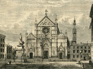 Chiesa di Santa Croce, Firenze, 1890 da Unbekannt