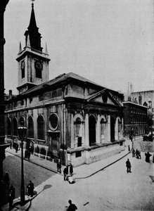 Chiesa di San Lorenzo, Jewry, Città di Londra, c1910 da Unbekannt