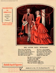 Sigarette di Abdulla - Giorni di lettere rosse: Fidanzati, 1938 da Unbekannt