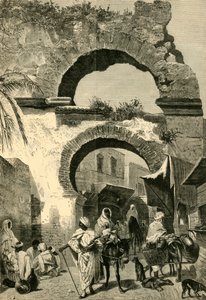 Porta della città a Tunisi, 1881 da Unbekannt
