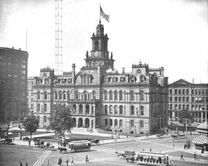 Municipio, Detroit, Michigan, USA, c1900 da Unbekannt