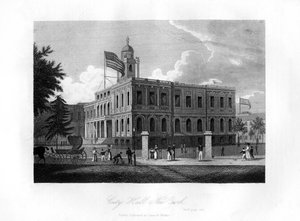 Municipio, New York, 1855 da Unbekannt