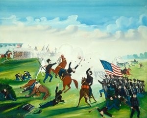 Battaglia della Guerra Civile, 1861 o dopo da Unbekannt