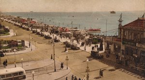 Clarence Esplanade e Molo, Southsea, Hampshire, c. 1930