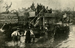 Clarendon Road, Southsea, dopo un temporale da Unbekannt