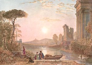 Paesaggio classico, c1900