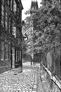 Cliffords Inn, vista verso nord, 1903 da Unbekannt