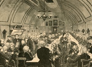 Cogers Hall, da una vecchia stampa da Unbekannt