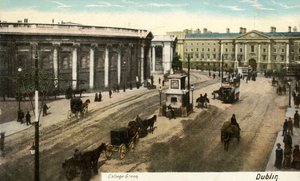 College Green - Dublino, fine XIX - inizio XX secolo da Unbekannt