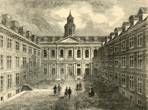 Collegio dei Medici, Warwick Lane. Interno del Quadrilatero, c1872