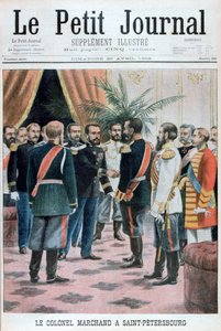 Colonnello Jean-Baptiste Marchand a San Pietroburgo, Russia, 1902 da Unbekannt