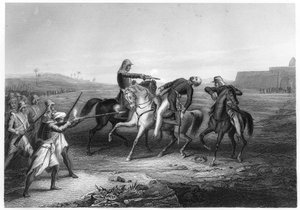 Il colonnello Platt ucciso dai ribelli a Mhow, c1860 da Unbekannt
