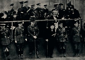 Truppe coloniali marciano attraverso Londra, 1919 da Unbekannt