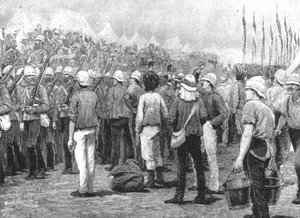 Truppe coloniali nella Guerra del Sudan, 1883-85: Fanteria del Nuovo Galles del Sud...a Suakim, 1885, 1901 da Unbekannt