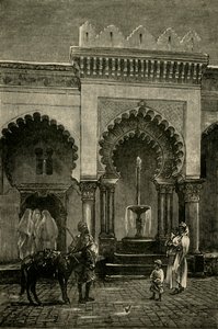 Colonnato della Moschea di Djamaa-El-Kebir, Algeri, 1890 da Unbekannt