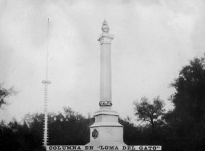 Colonna a Loma del Gato, 1896, anni 1920 da Unbekannt