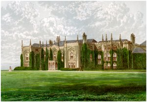 Abbazia di Combermere, Shropshire, casa del Visconte Combermere, c. 1880 da Unbekannt