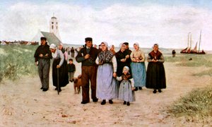 Uscendo dalla chiesa, 1926 da Unbekannt
