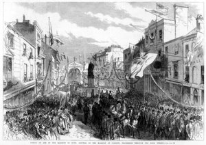 Maggiore età del Marchese di Bute, Cardiff, Galles, 1868 da Unbekannt