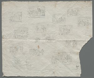 Bozzetti compositivi dopo Raffaello e altri artisti recto, c. 1800