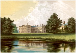 Compton Verney, Warwickshire, casa di Lord Willoughby de Broke, c1880 da Unbekannt