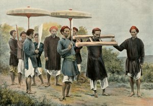 Condamne Condamne Marchant Au Supplice, Il condannato cammina verso la punizione, 1900 da Unbekannt