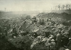 Consolidamento di una posizione catturata, 1919 da Unbekannt