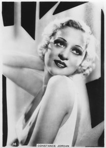 Constance Jordan, attrice, c1938