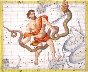 Costellazione di Ofiuco, 1729 da Unbekannt