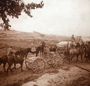 Convoglio, Genicourt, nord della Francia, 1916 da Unbekannt