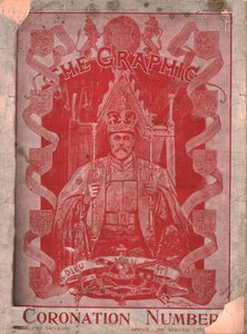 Incoronazione di Re Edoardo VII, copertina della rivista The Graphic, 13 agosto 1902 da Unbekannt