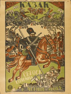 Cossack Throw Wrangel nel Mar Nero Poster