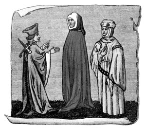 Costume, XIV secolo, 1910