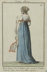 Costume parigino, 1798 da Unbekannt