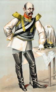 Conte Otto von Bismarck, statista prussiano-tedesco, 1870 da Unbekannt