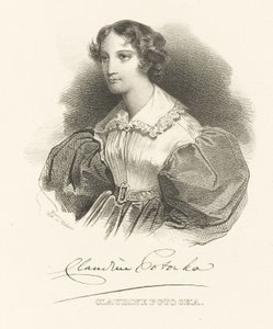Contessa Klaudyna Claudine Potocka, nata Dzialynska 1801-1836, c1830 da Unbekannt