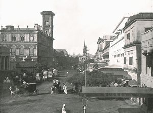 Court House Street, Calcutta, India, 1895 da Unbekannt