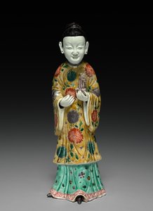 Dama di corte che tiene uno Sheng da Unbekannt