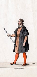Costume di usciere di corte per l