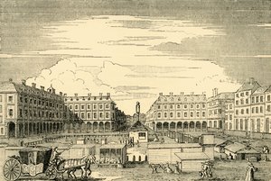 Mercato di Covent Garden, vista verso est, 1881 da Unbekannt