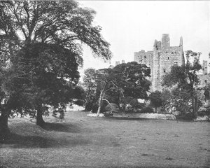 Castello di Craigmillar, vicino a Edimburgo, Scozia, 1894